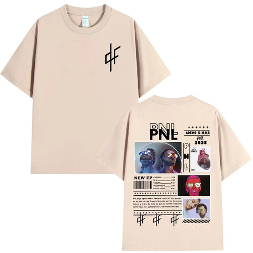 Camiseta oversize x Albúm PNL