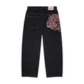 Pantalones Baggy con Estampado Cerezos