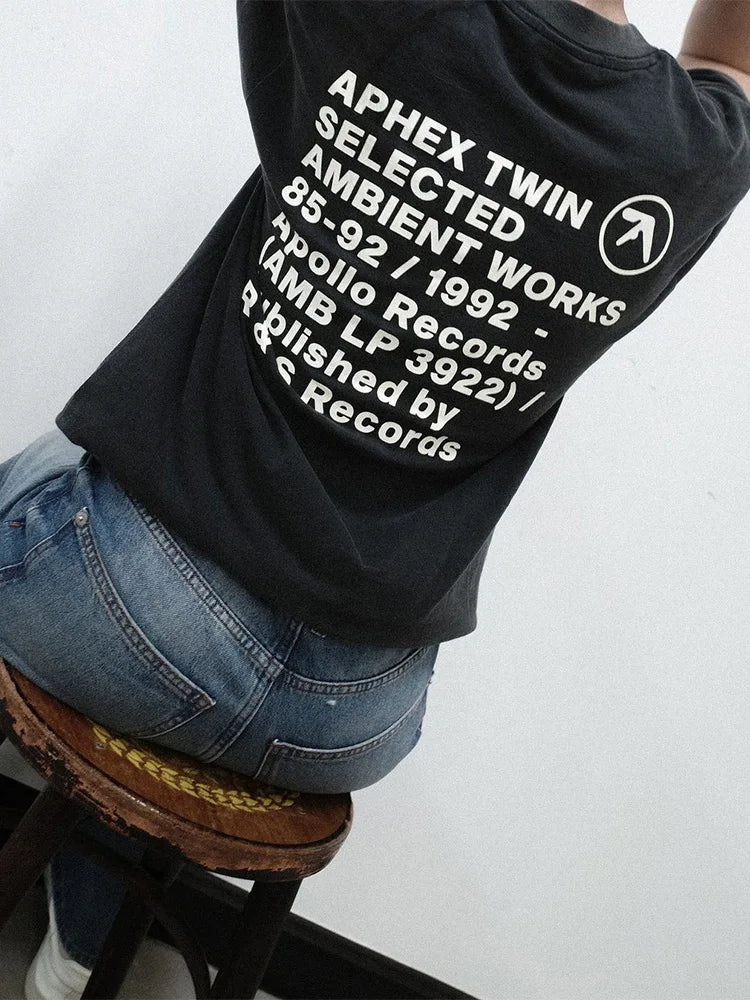 Camiseta Crop Top x Apex Twin